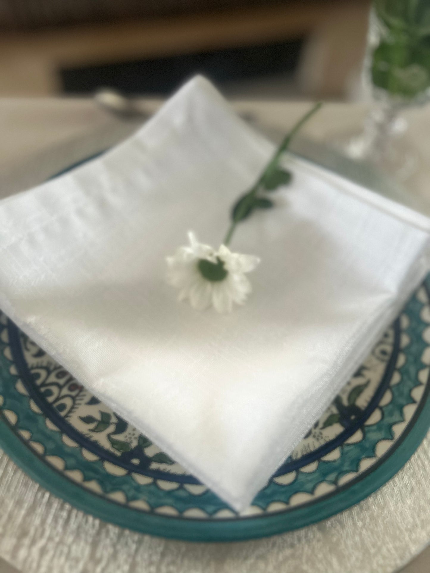 Serviette de table fête