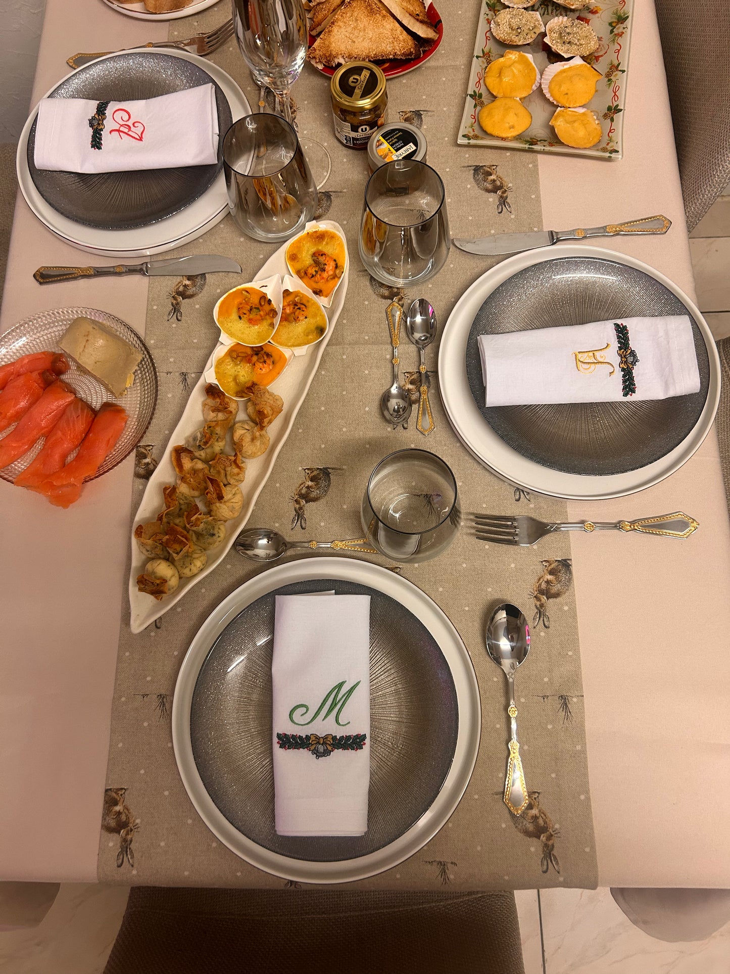 Serviette de table personnalisée
