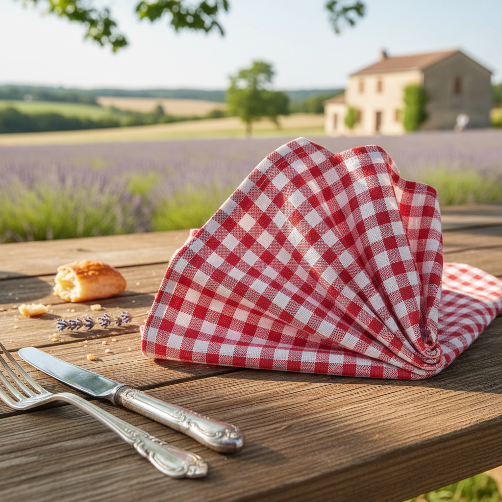 Nappe Vichy Rouge et Blanc