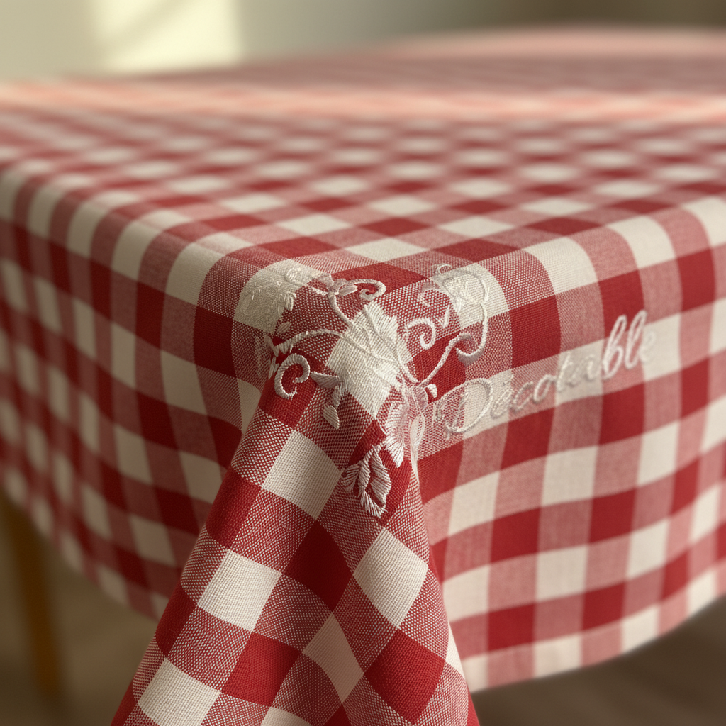 Nappe Vichy Rouge et Blanc