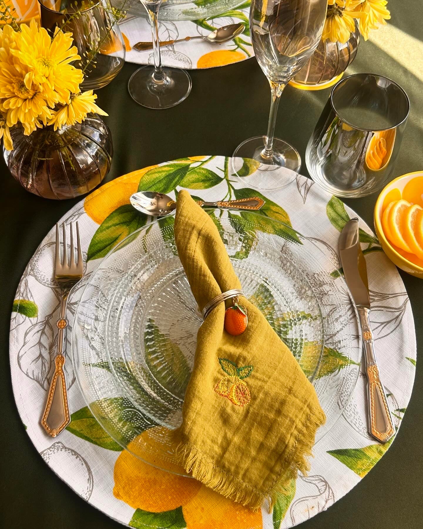 serviette-avec-citron